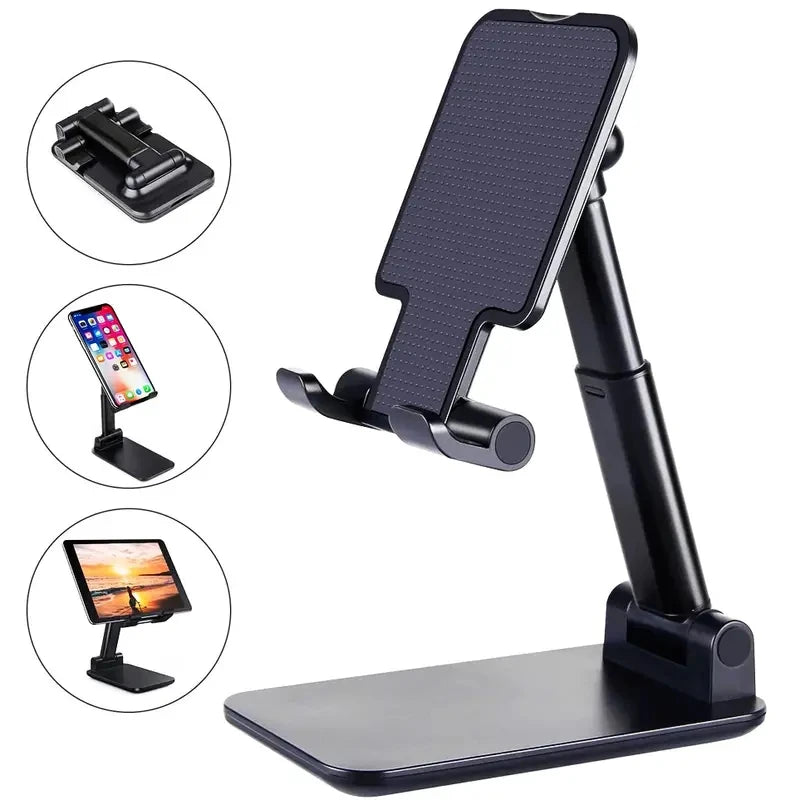 Adjustable Desk Phone & Tablet Holder – Height Adjustable Stand for iPhone, iPad & More