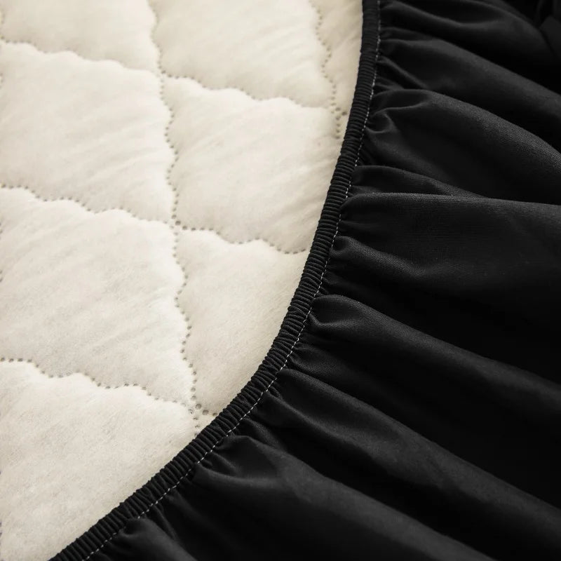 Waterproof Quilted Mattress Protector – Fitted Bed Cover