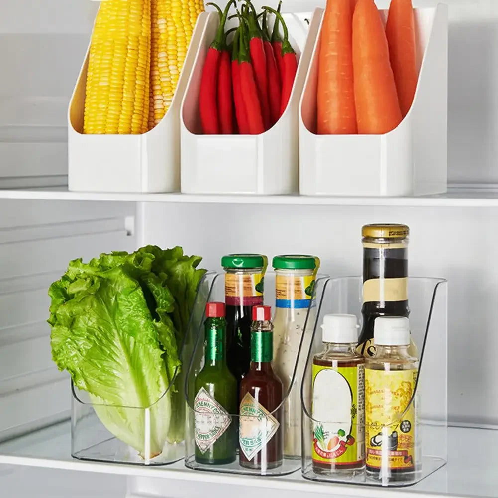 Clear Fridge Organizer Bin – Space-Saving Storage Container