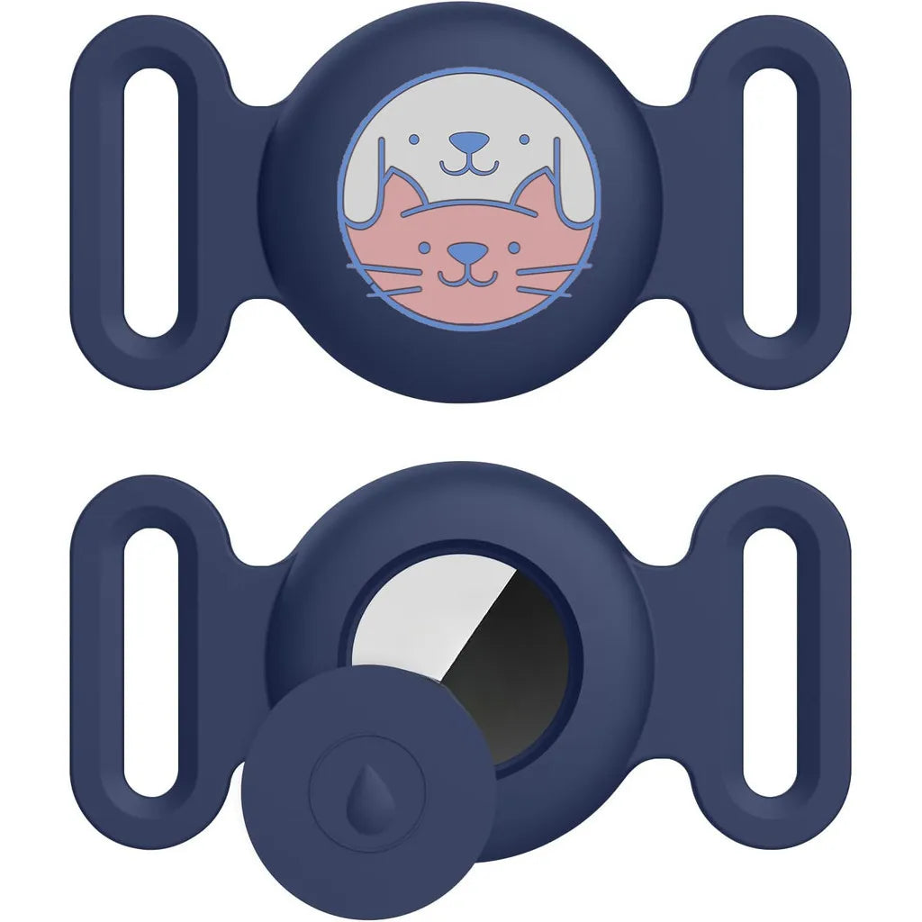 AirTag Dog & Cat Collar Holder – Silicone Full Body Protective