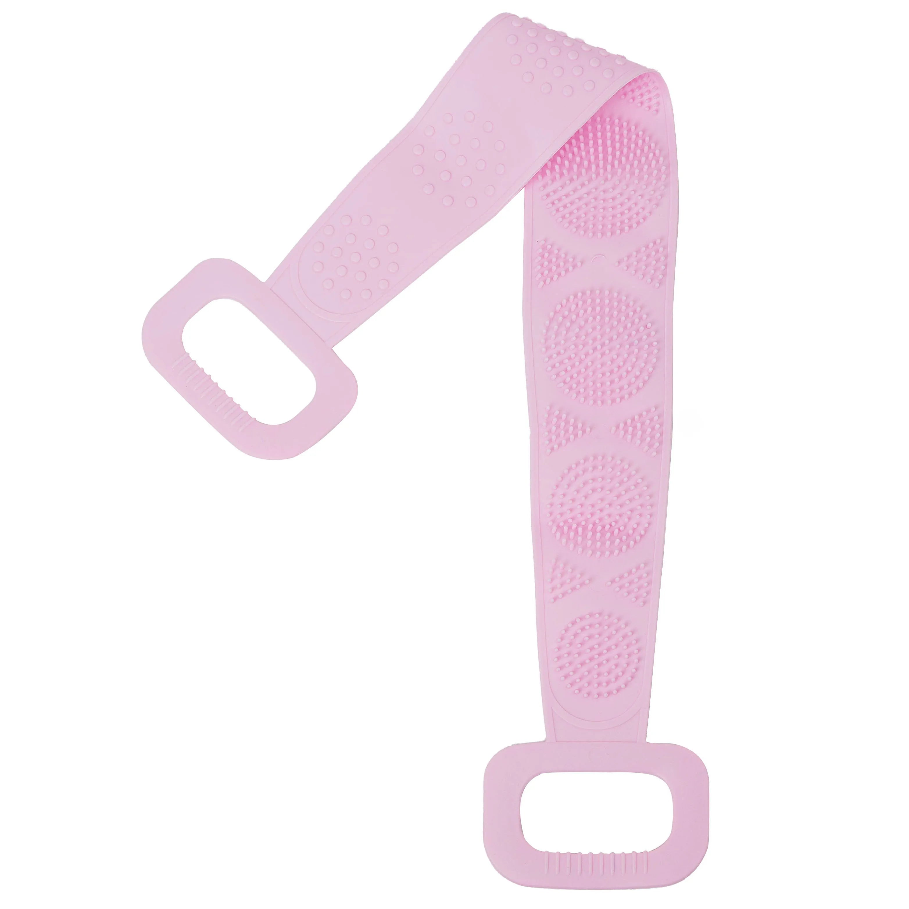 Silicone Exfoliating Back Scrubber – Long Body Shower Massage Brush
