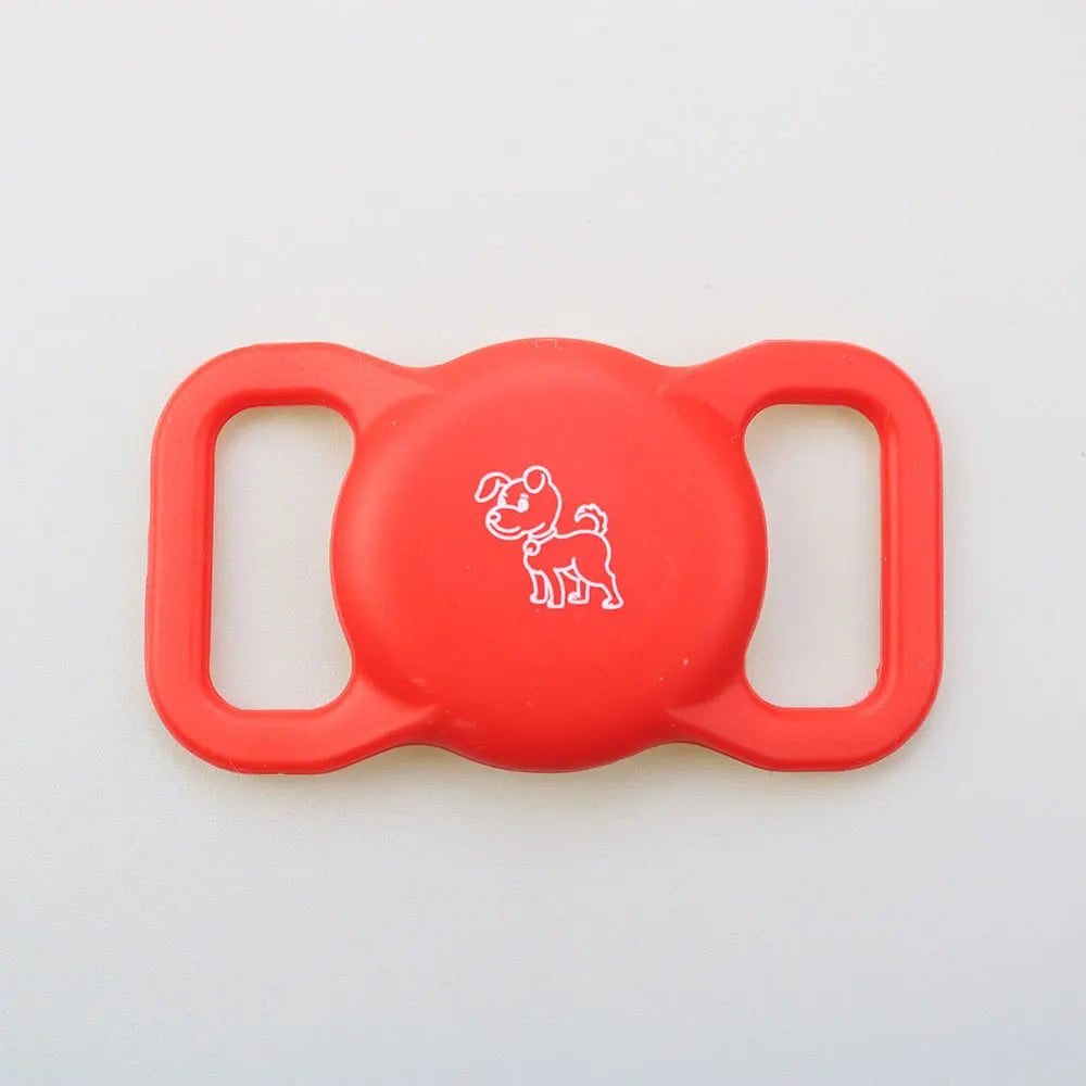 AirTag Dog & Cat Collar Holder – Silicone Full Body Protective