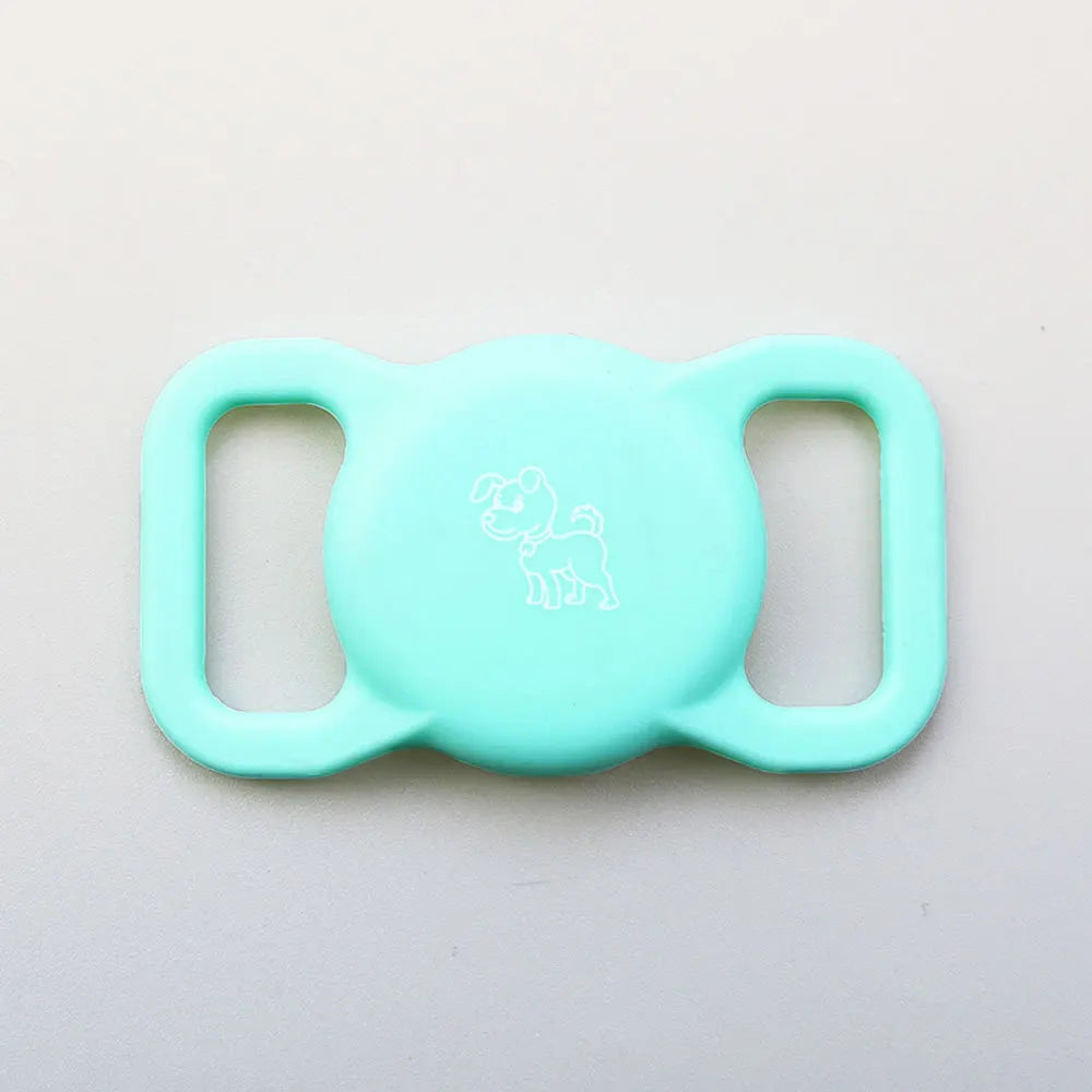 AirTag Dog & Cat Collar Holder – Silicone Full Body Protective