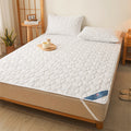Waterproof Quilted Mattress Protector – Non-Slip Cotton Bed Pad