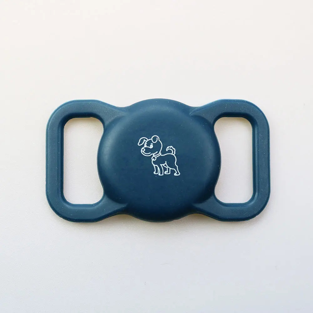AirTag Dog & Cat Collar Holder – Silicone Full Body Protective