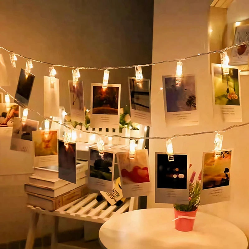 Photo Clip LED Fairy Lights – String Lights for Hanging Pictures & Cards