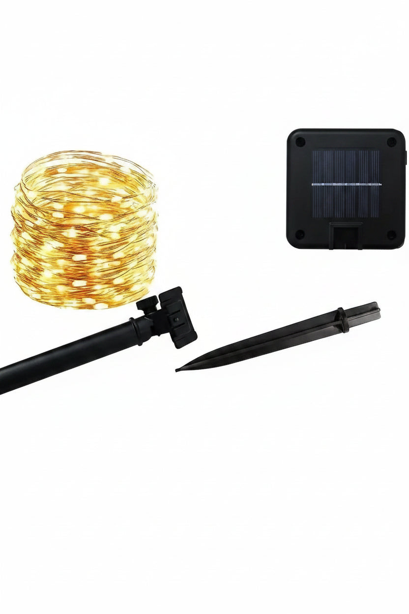 Solar Fairy String Lights – Waterproof 8-Mode Outdoor Garden & Patio Lights