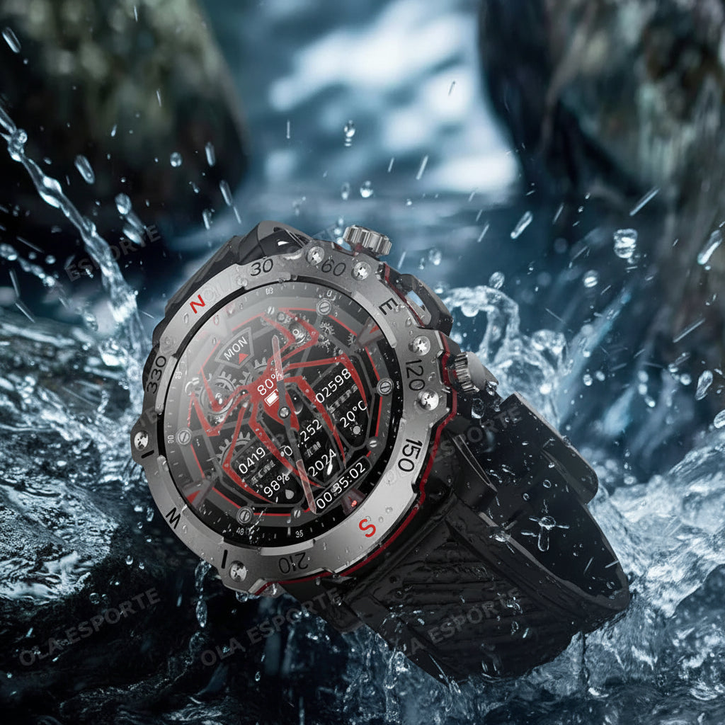 GPS Smart Watch 5ATM Waterproof – Bluetooth Calling & Sports Tracking