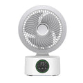 Portable USB Rechargeable Desk Fan with Remote Control | Foldable Wall-Mount Air Circulator & Night Light