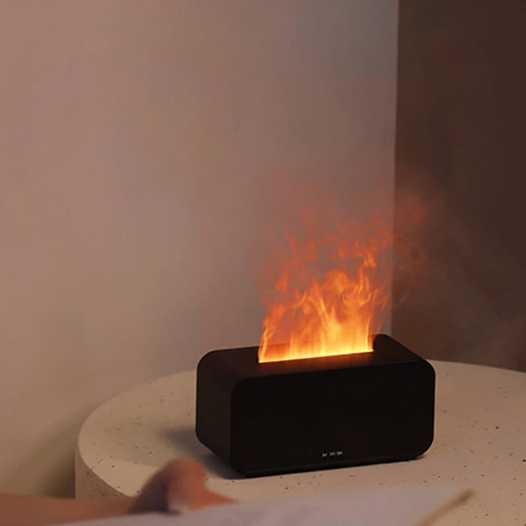 Flame-Effect Aroma Diffuser & Cool Mist Humidifier