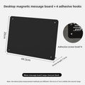 Double-Sided Magnetic Memo Board – Dry Erase & Chalkboard Sign