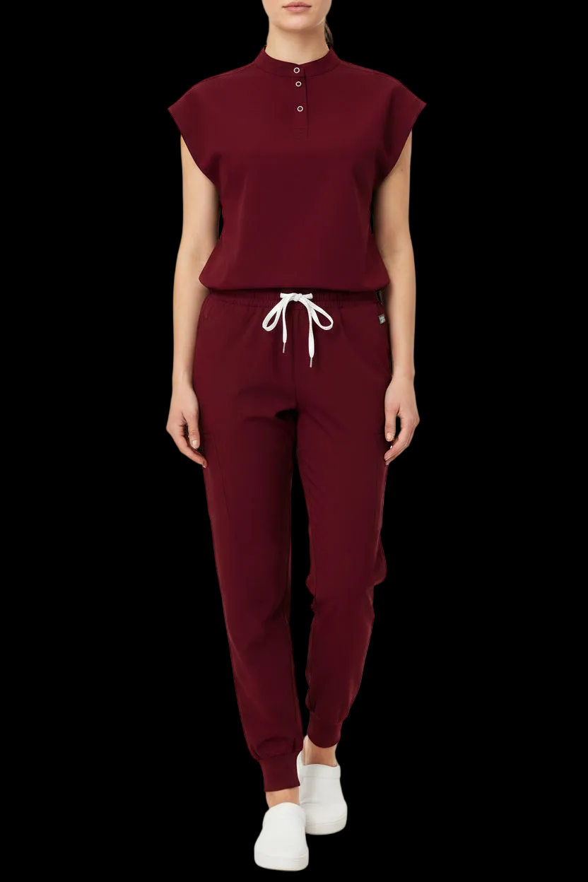 Premium Unisex Quick-Dry Medical Scrub Set – Stretch Top & Pants