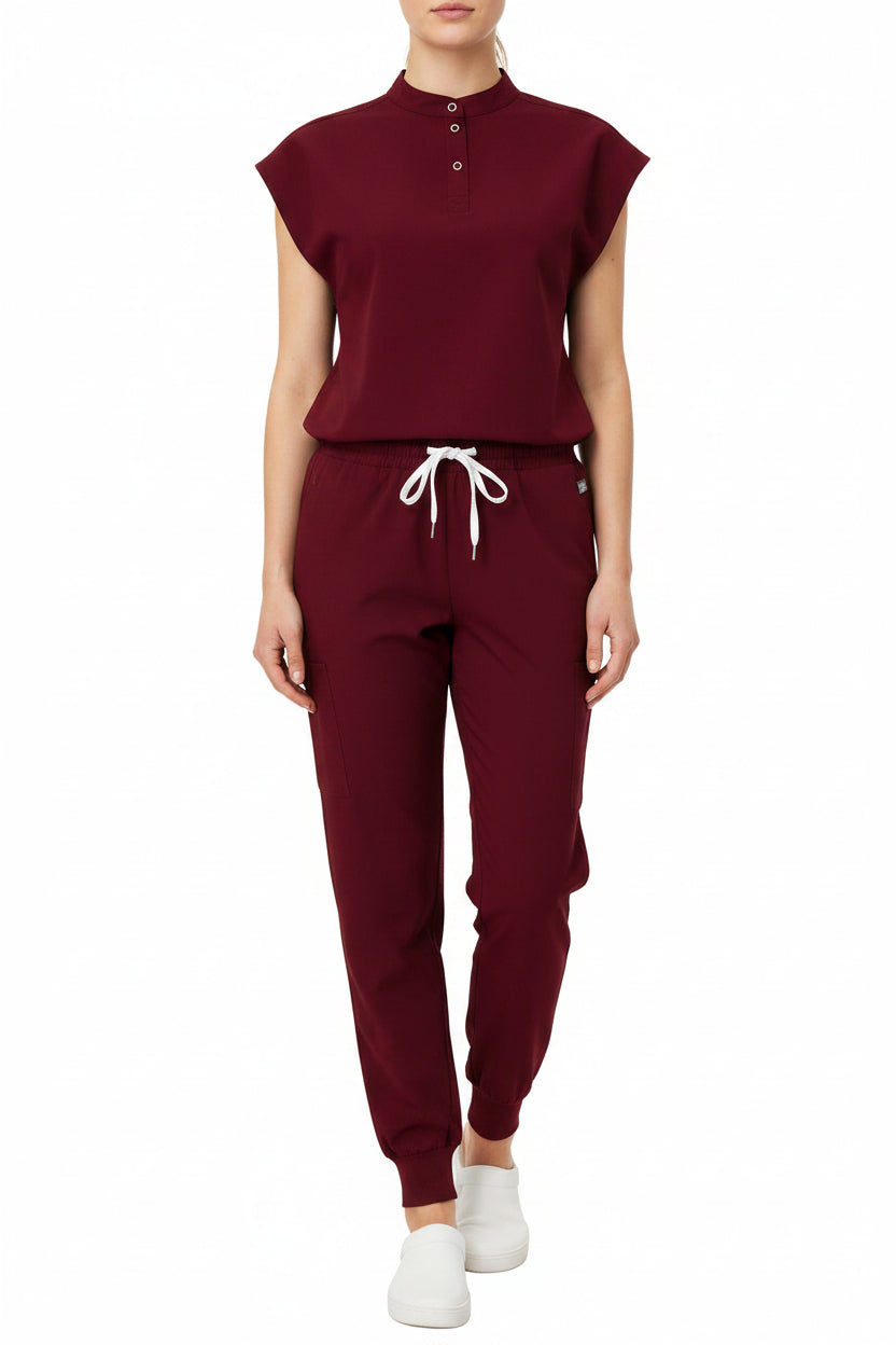 Premium unisex Quick-Dry Medical Scrub Set | Stretch Top & Pants for Healthcare Professionals