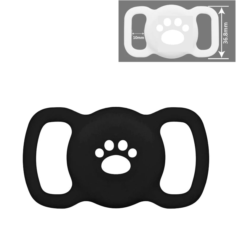 AirTag Dog & Cat Collar Holder – Silicone Full Body Protective
