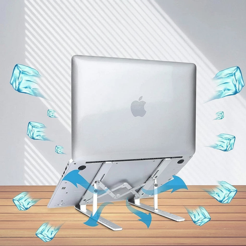 Adjustable Ergonomic Laptop Stand – Foldable Aluminum Computer & Tablet Riser