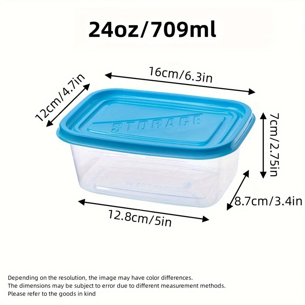 6-Piece Stackable Food Storage Container Set
