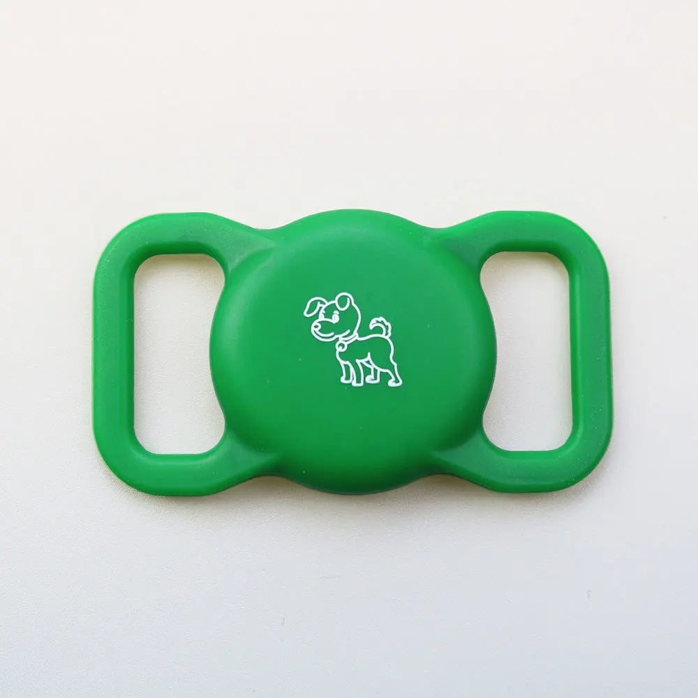AirTag Dog & Cat Collar Holder – Silicone Full Body Protective