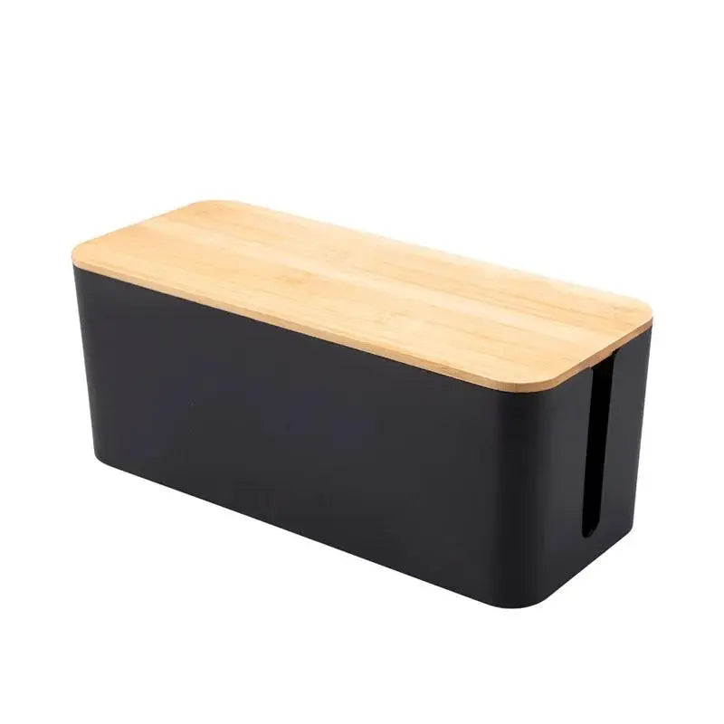 Cable Management Box, Cable Management Kit for Power Strip to Hide Wires, Cord Organizer