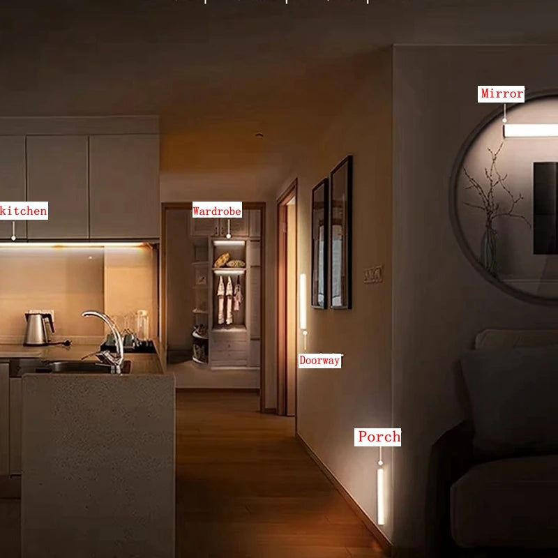 Modern interior with labeled kitchen, armoire, doorway, and porch.